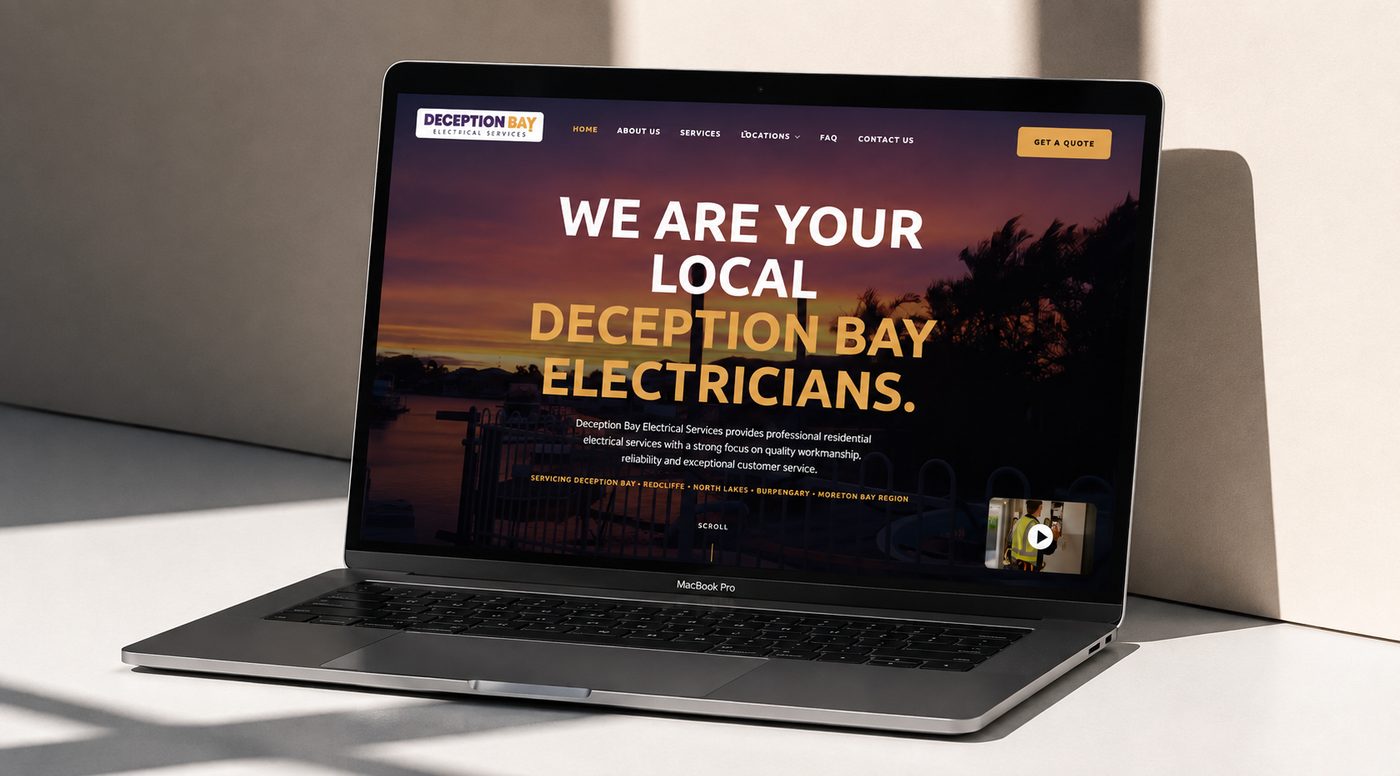 Deception Bay Electrical Services website