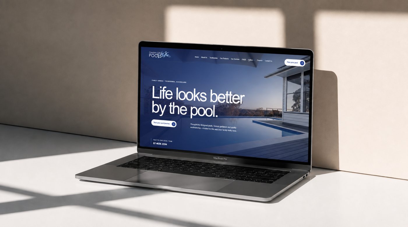 Garden City Pools website